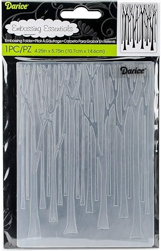 Darice 30008390 Classeur de gaufrage Plastique Transparent 10,8 x 14,6 x 0,3 cm - Nail Gallerys