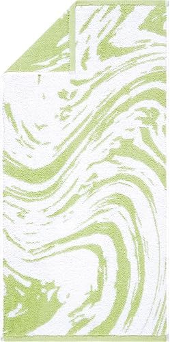 Egeria Ensemble de Serviettes de Toilette, Serviettes de Bain et Tapis de Bain en marbre 515 Titane 70 x 120 cm - Nail Gallerys