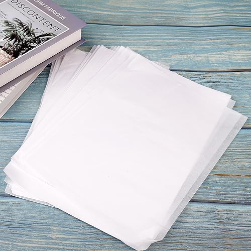 100 Pièces Papier Calque, A4 Feuille Calque Papier Dessin Blanc Papier Papier Patron Transparent pour Esquisser Faire Une Pause Emballer Dessiner - Nail Gallerys