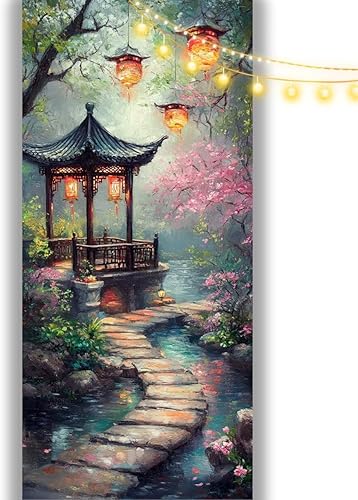 Diamond Painting Adulte Grand Format 120 x 60 cm, Diamond Painting Paysage Peinture Diamant, 5D Broderie Diamant Kit Complet DIY Point de Croix Cristal Paintings pour Décoration Murale Maison Chine - Nail Gallerys
