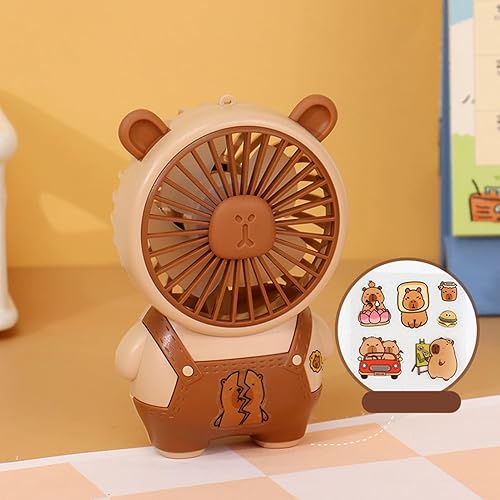 Petit Ventilateur de Bureau,Ventilateur Portable de Table | Ventilateur Électrique Portable avec USB Design Compact pour Camping Pique-nique Randonnée Maison - Nail Gallerys