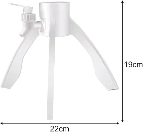 ZAMETTER Support triangulaire pour eau minérale - Fontaine à boire simple - Ressort Nongfu - 5 L - Support de sortie d'eau en bouteille - Support inversé - Nail Gallerys
