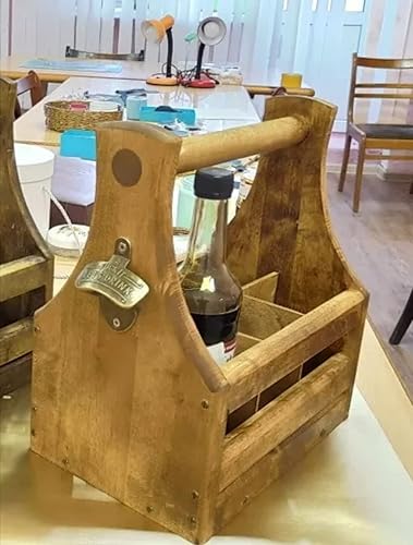 1 ouvre-bouteille mural 'Fuck it let's drink' pour montage mural - monter rapidement l'ouvre-bouteille avec les vis fournies (RETRO) - Nail Gallerys