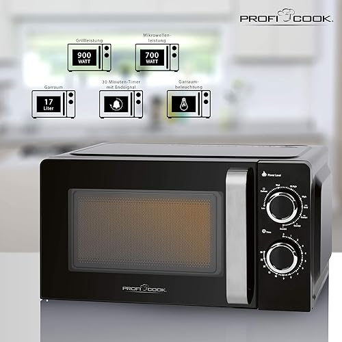 Bomann PC-MWG 1208 Comptoir Micro-ondes grill 17 L 700 W Noir, Acier inoxydable - Nail Gallerys