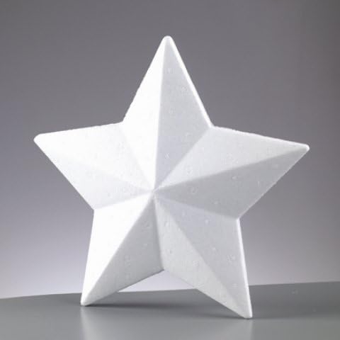 Efco étoile polystyrène dim. 15 cm, densité supérieure, décoration hivernale à customiser - Nail Gallerys