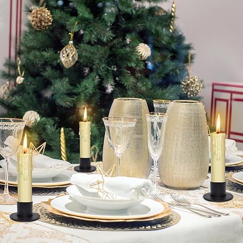 Chandelier Bougeoir Noirs, Chandelier Bougeoir, Chandelier Mariage Bougeoir, pour Le Quotidien, Le Mariage, la Fête, Les Rencontres, la Saint-Valentin, l'anniversaire - Nail Gallerys