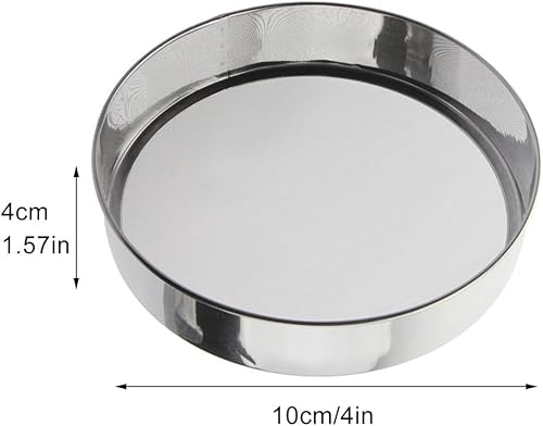 Tamis à farine léger en acier inoxydable avec 40 mailles pour une préparation sans effort des ingrédients (E) - Nail Gallerys