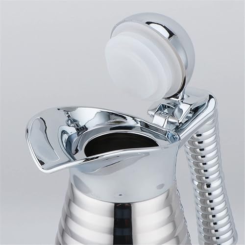 Café Pot Thermos,Carafe Thermique En Acier Inoxydable,Pichet Thermo à Double Paroi,Vacuum Isolé Pot De Café,pour Café,Jus,Lait (White,1.2L) - Nail Gallerys