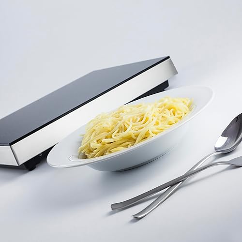 CASO Plaque de Cuisson à Induction Mobile S-Line 2100, SmartControl Précis 60-240 °C, Minuterie jusqu'à 180 minutes, Casseroles jusqu'à 24 cm, 2100 Watts, Vitrocéramique en Acier Inoxydable - Nail Gallerys