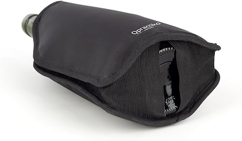 Qpractiko - Refroidisseur de Vin et Cava | Maintien au Frais Réutilisable | Système Antidérapant | Léger et Pratique | Conserve au Congélateur | Pour Sommeliers et Événements, Noir, Nylon - Nail Gallerys