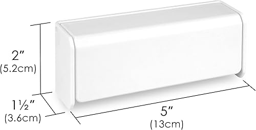 ADORILA Porte-brosse à dents mural avec couvercle, 6 emplacements auto-adhésifs pour brosse à dents, support de rangement pour salle de bain, douche, camping-car, camping-car - Nail Gallerys