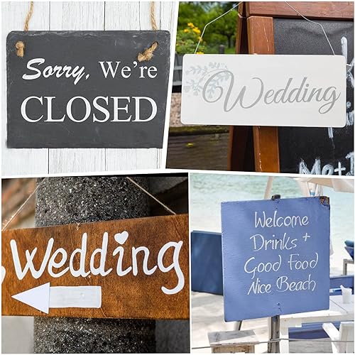 Pochoir Chiffre, 45 Pièces Normographe Lettre, Pochoir Lettre Alphabet Grand Format, Pochoir Lettre, Réutilisable Pochoir Mariage Convient pour Peindre la Décoration écrire - Nail Gallerys