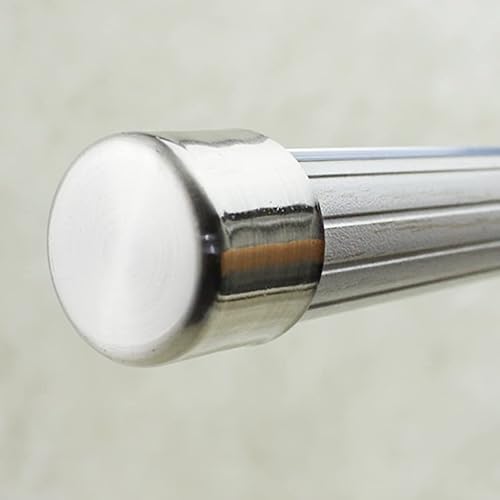 Sosoport Lot de 2 tringles à rideaux de fenêtre - 28 mm - Argenté - Nail Gallerys