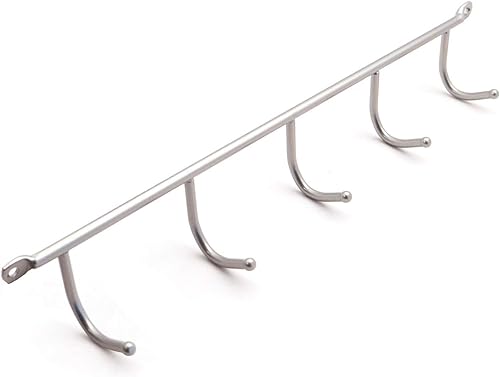 SO-TECH® Barettes à crochets avec 5 crochets/Pour le montage mural 350 x 43 x 49 mm - Nail Gallerys