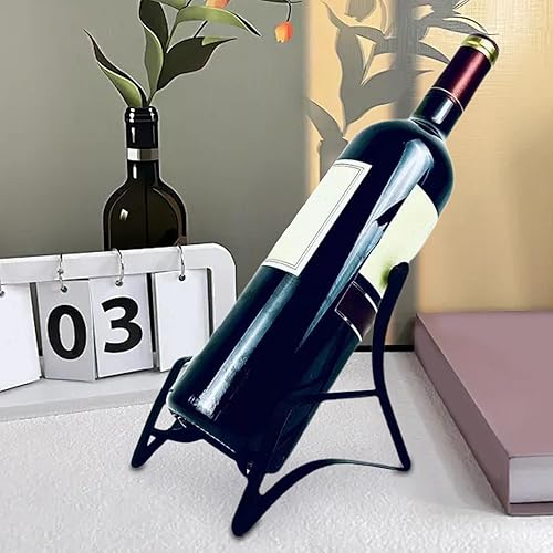 Casier à vin de comptoir | Présentoir à vin avec design créatif | Porte-bouteilles de vin robuste pour table de salle à manger, chambre à coucher - Nail Gallerys