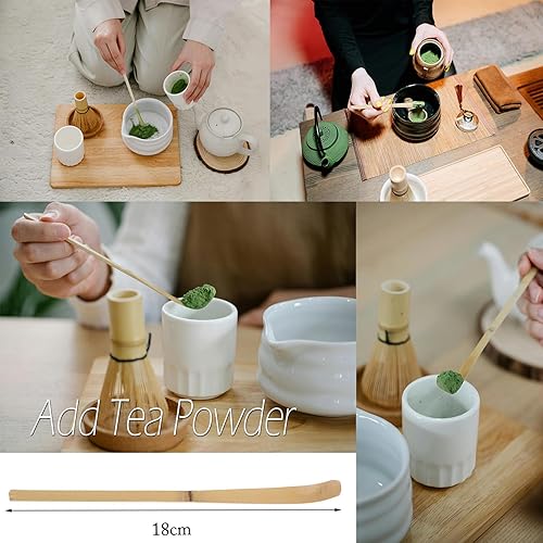 Lot de 2 cuillères à matcha en bambou - Bâtons de feuilles de thé japonaises - Pour épices, condiments, café en poudre - Nail Gallerys