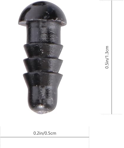 Healifty Lot de 100 yeux de sécurité en plastique avec rondelles pour poupée Amigurumi - 5 mm - Nail Gallerys