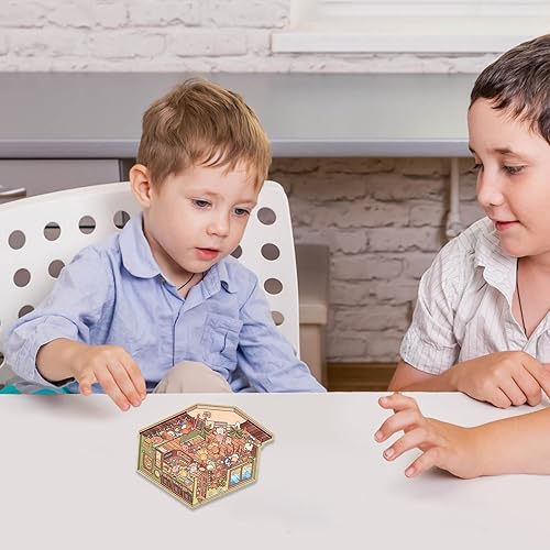 House Scene Stickers, Miniature Scene Decal, Decorative Home Stickers, Cartoon Scene Stickers, Toddler Wall Stickers Home Decoration Stickers Scene Stickers For Boys, Girls, Toddler, Children - Nail Gallerys