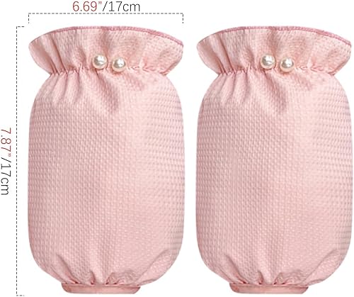 AOOPOO 6 Paires Manches de Bras Imperméables et D'Huile, Couvre-Manches Courts Mignons, Manchons de Bras Réutilisables, Manchettes de Nettoyage de Protection pour Cuisine Maison Ménage Jardinage - Nail Gallerys