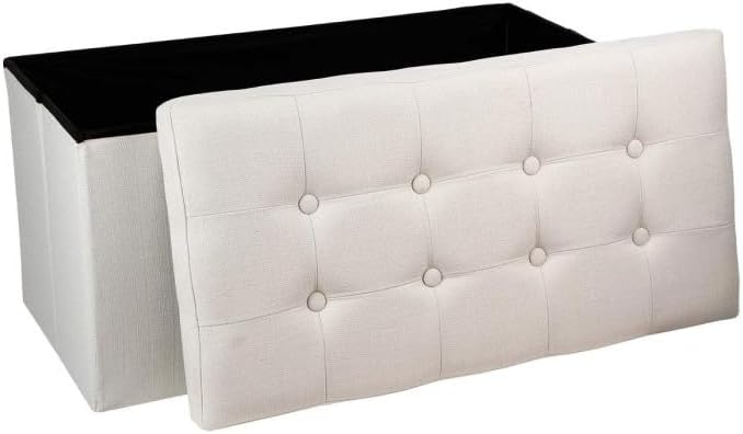 Paris Prix Atmosphera Créateur d'intérieur - Banquette Pliable Lysandre 76cm Beige - Nail Gallerys