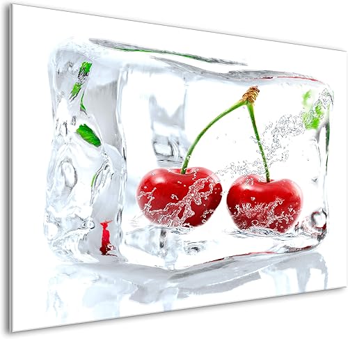 murando - Crédence Verre Cuisine 60x60 cm - Plaque Anti-Projection - Couvercle Anti-éclaboussures crédence - Revêtement Carreaux - Plaque en Verre trempé - Eau citronnée j-B-0058-aq-a - Nail Gallerys