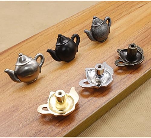 FBSHOP(TM) ) Lot de 10 poignées de tiroir en forme de théière pour armoires de cuisine, placards, armoires, tiroirs, commodes, poubelles, coffres, etc. - Nail Gallerys