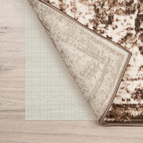 Comfort-Grip sous-moquette antidérapante Premium sans plastifiant (160x230cm, Grille adhésive Naturelle) - Nail Gallerys