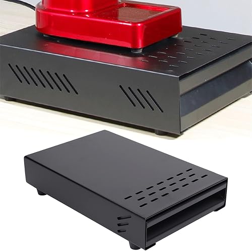 Tiroir Amovible en Acier Inoxydable pour Boîte à café avec Récipient de Absorbant Les Chocs avec Pieds Antidérapants, Levier en Caoutchouc Amovible pour café, (Black) - Nail Gallerys
