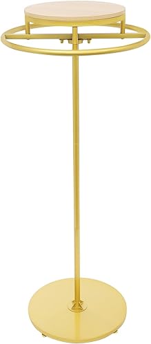 Susoso Portant à vêtements en spirale, avec socle stable, étagère d'exposition pour appartements, couleur or, log - Nail Gallerys