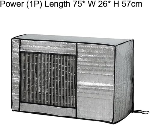 1 housse anti-poussière pour unité extérieure de climatisation, housse de protection solaire portable (86 x 35 x 60 cm) - Nail Gallerys