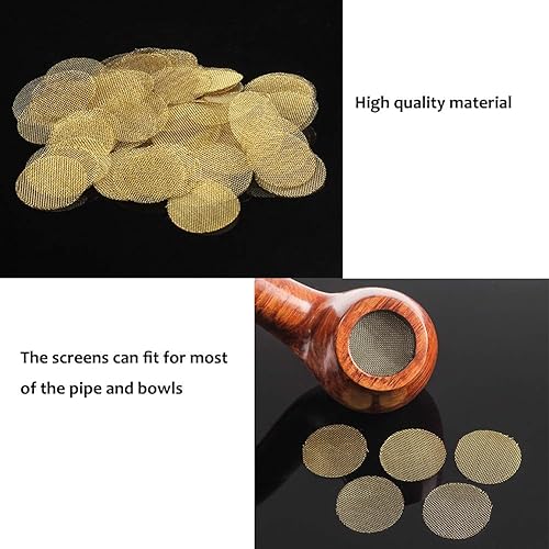 Lot de 500 filtres en maille de cuivre pur pour pipe à tabac 16 mm/20 mm - Nail Gallerys