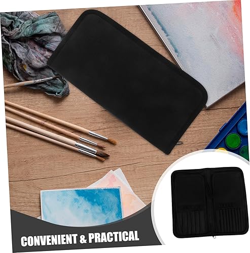 DIYEAH Support De Rangement Pour Pinceaux En Toile À 15 Emplacements Pour Artistes Organiseur Doutils Pour Aquarelle - Nail Gallerys