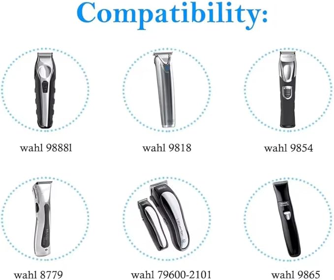 Rechange Adaptateur de Chargeur 4V 1A Câble de Charge 2 Mètres pour Tondeuse Wahl 9818 9818L 9888L 9916D 9918D 9685 Groomer Clipper 9854-600 9855 79600-2101 S004mu0400090 - Nail Gallerys