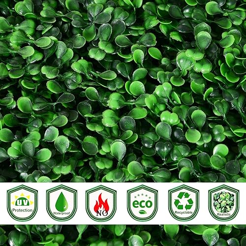 ybaymy Lot de 12 feuilles de lierre artificiel à suspendre - Plantes artificielles - Pelouse murale - Pour la maison, la chambre ou le jardin - Décoration 60 x 40 cm - Nail Gallerys