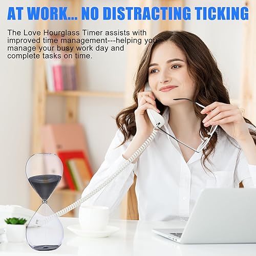 Sablier en verre de 60 minutes pour étudiants, enseignants et professionnels dans différents contextes - Nail Gallerys