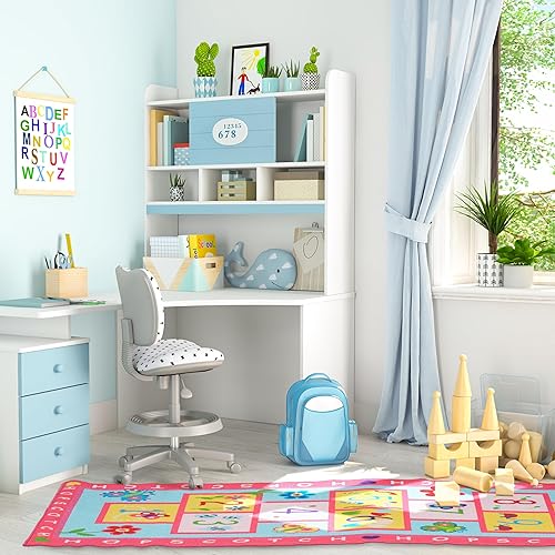 Relaxdays Tapis pour la Chambre de Votre Enfant, 10 Cases, Jouer à la marelle, 179 x 67 cm, Multicolore - Nail Gallerys