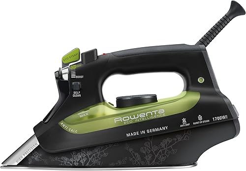 Rowenta, DW6010D1 Fer à Repasser Vapeur, Économie d'Énergie, Fonction pressing, Anti-Goutte, 2400 W, Eco Intelligence - Nail Gallerys