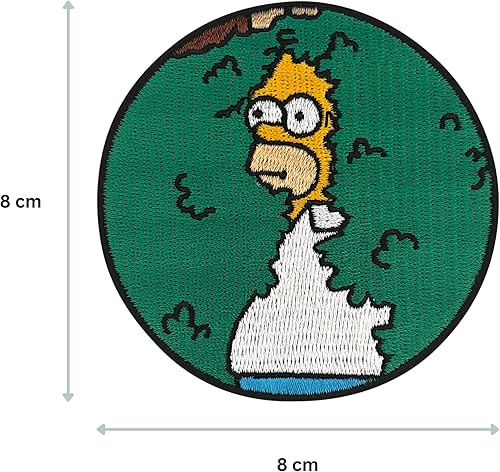 Urbanski Patch Homer Simpson disparaissant dans un buisson Meme à thermocoller sur 8 x 8 cm | Écusson Thermocollant, Transferts Thermocollant, Appliqués à coudre - Nail Gallerys