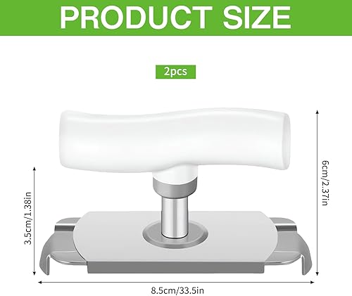 Ouvre-Bocal Réglable,2 pièces Ouvre Bocal Manuel,Ouvre Boite De Conserve et Bocal,Ouvre Bouteille Plastique,pour Les Personnes Âgées, Les Enfants, Les Personnes Souffrant D'Arthrite - Nail Gallerys