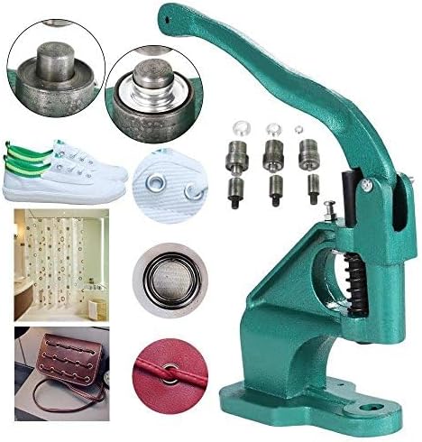 Grommet Machine à Main, Poinçonneuse à Presse Équipement de Presse Œillets avec 3 Matrices 6 mm/10 mm/12 mm pour Affiche Bannière Drapeau Enseigne - Nail Gallerys
