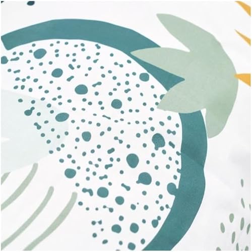 TODAY Parure De Lit Double Imprimé Feuilles Et Pois Sunshine - Multicolore - 220 X 240 Cm - Nail Gallerys