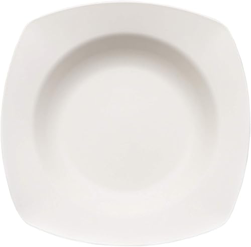 KM · Living Lot de 6 assiettes creuses réutilisables en plastique blanc crème 20 cm (fabriquées en Allemagne/incassables/sans bisphénol A/passent au lave-vaisselle et au micro-ondes) - Nail Gallerys