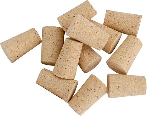 Lot de 12 bouchons de vin réutilisables en bois pour les bouteilles de bière, de champagne, de vin, de vin rouge - Nail Gallerys