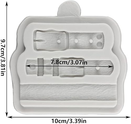 MINFEIDMS Moule en silicone avec sangles de ceinture pour décoration de gâteaux en sucre, pâte à sucre, pâte polymère - Nail Gallerys