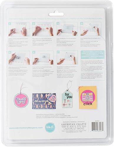 We R Memory Keepers WR663007 WR Tool Precision Press, Plastique, Multicolore, 1 - Nail Gallerys