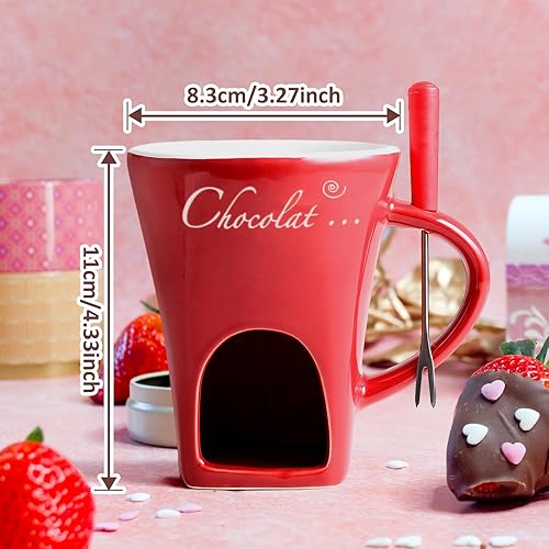 MagiDeal Tasse à Fondue Tasse à Chocolat pour Faire Fondre Le à café Pot à Beurre 130 ML Pot à Bonbons pour Dessert Maison Anniversaire Cuisine, Blanc - Nail Gallerys