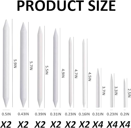 24 Morceaux D'Abbaye De Papier De Croquis, Détail des Dessins D'Étudiant, Mixeur Au Crayon Artistique, Crayon À Outils De Croquis, Cadeau d'artiste - Nail Gallerys