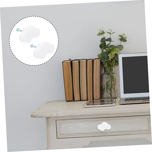 Toyvian 1ensemble Bouton De Tiroir Céramique Poignée De Porte Pour Armoire Et Commode Blanches Accessoires De Mobilier Élégants Et Artistiques - Nail Gallerys