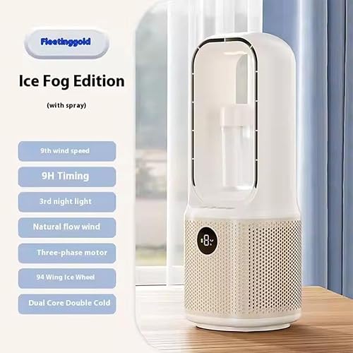 Ventilateur 3 en 1 sans pales avec purificateur, chauffage intérieur, ventilateur et chauffage Combo filtre tour HEPA, interrupteur basculant, oscillant à 90° - Nail Gallerys