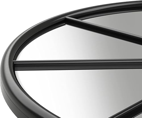 ironsmithn Miroir Mural Rectangulaire RétroDécoratif Miroir Décoratif Vintage Salle Bain Géométrique Suspendu pour Le Salon Salle De Bains, Chambre à Coucher - Nail Gallerys